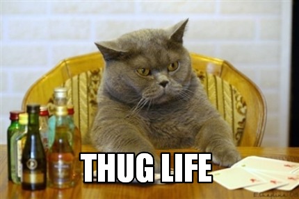 Poker thug life