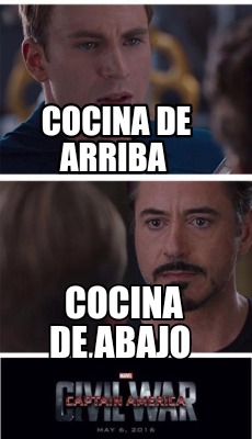 Meme Creator Funny Cocina De Arriba Cocina De Abajo Meme Generator At