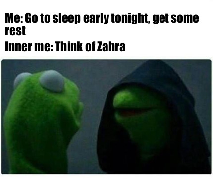 Meme Creator - Me: Go To Sleep Early Tonight, Get Some Rest Inner Me 