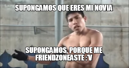 Meme Creator Funny SUPONGAMOS QUE ERES MI NOVIA SUPONGAMOS PORQUE ME