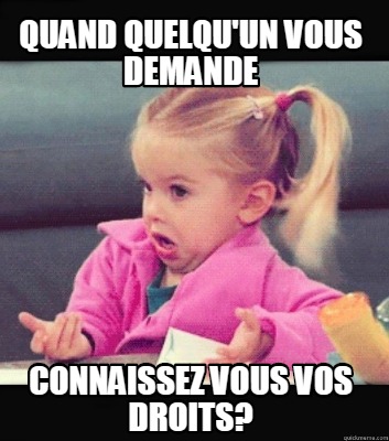 Meme Creator Funny Quand Quelqu Un Vous Demande Connaissez Vous Vos