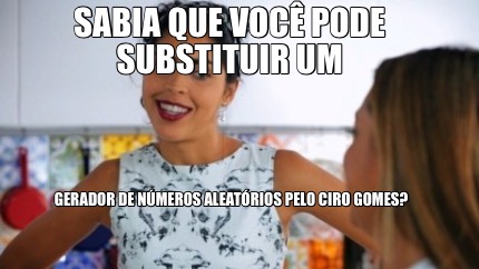 Meme Creator Funny Sabia que você pode substituir um Gerador de