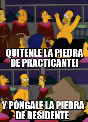 Meme Creator Funny Quitenle la piedra de practicante Y póngale la