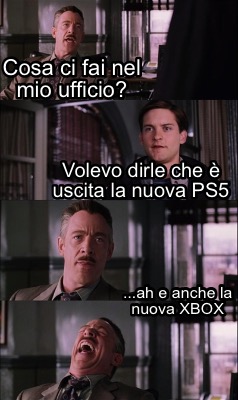 Meme Creator Funny Cosa ci fai nel mio ufficio Volevo dirle che è