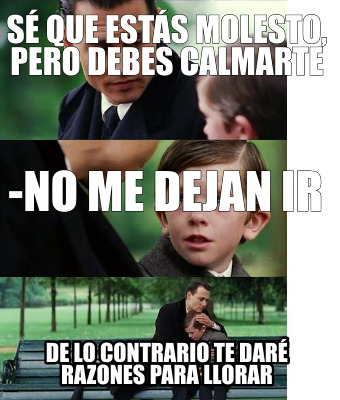 Meme Creator Funny S Que Est S Molesto Pero Debes Calmarte De Lo