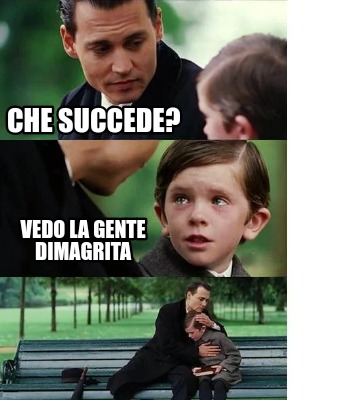 Meme Creator Funny Che Succede Vedo La Gente Dimagrita Meme