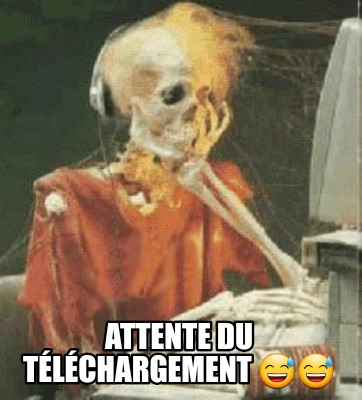 Meme Creator Funny Attente du téléchargement Meme Generator