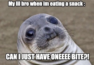 my-lil-bro-when-im-eating-a-snack-can-i-just-have-oneeee-bite