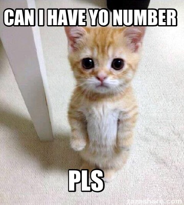 Meme Creator Funny Can I Have Yo Number Pls Meme Generator At