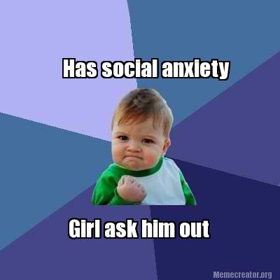 anxiety girl meme