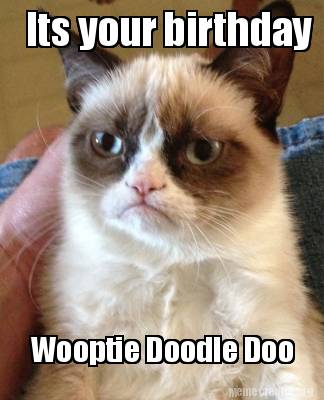 Meme Creator - Funny Its your birthday Wooptie Doodle Doo Meme ...