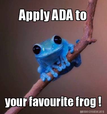 apply-ada-to-your-favourite-frog-