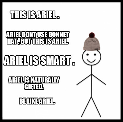 this-is-ariel-.-ariel-dont-use-bonnet-hat-but-this-is-ariel.-ariel-is-naturally-