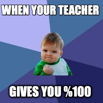 Meme Creator - Funny When your teacher gives you 0 Meme Generator at ...