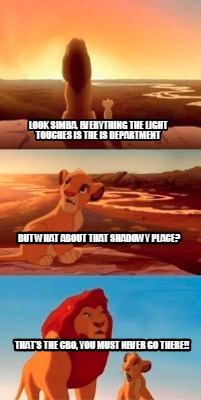 Meme Creator - Funny Look Simba, Everything The Light Touches Is The Is 