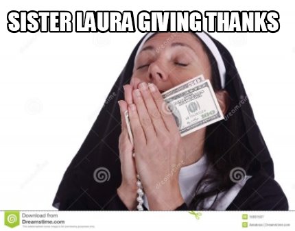 sister-laura-giving-thanks