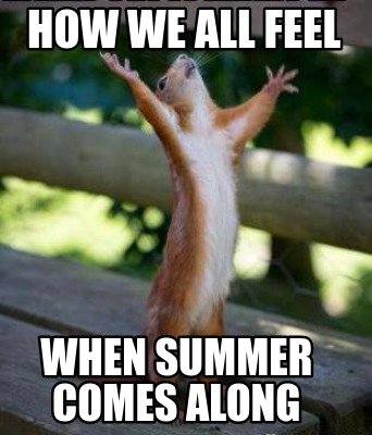 Meme Creator - Funny How we all feel when summer comes along Meme ...