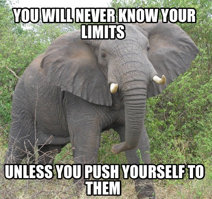 you-will-never-know-your-limits-unless-you-push-yourself-to-them