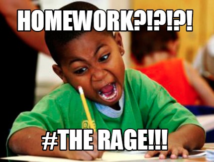 homework rage