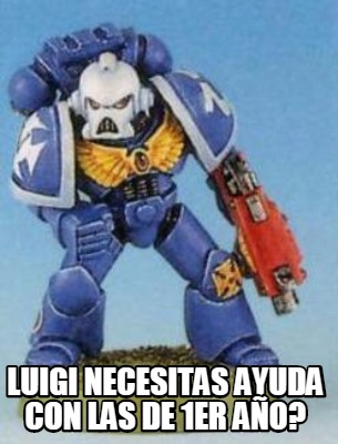 Meme Creator Funny Luigi Necesitas Ayuda Con Las De 1er Ano Meme Generator At Memecreator Org