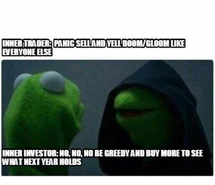 Meme Creator - Funny Inner Trader: Panic sell and yell doom/Gloom like