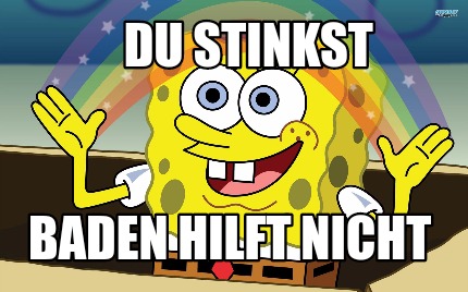 Meme Creator - Funny Du stinkst Baden hilft nicht Meme Generator at ...