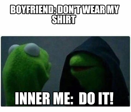 boyfriend shirt meme