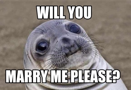 Meme Creator - Funny Will you Marry me please? Meme Generator at ...