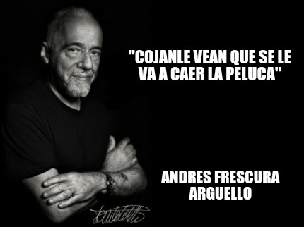 Meme Creator - Funny ''Cojanle vean que se le va a caer la peluca ...