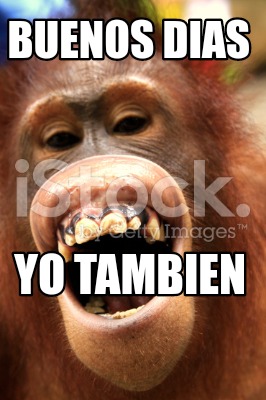 Meme Creator Funny Buenos Dias Yo Tambien Meme Generator At Memecreator Org