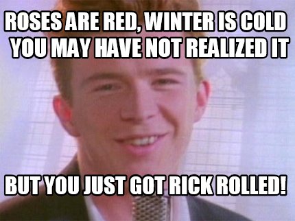 I can't believe that smartfood just Rick rolled me on  - Imgflip