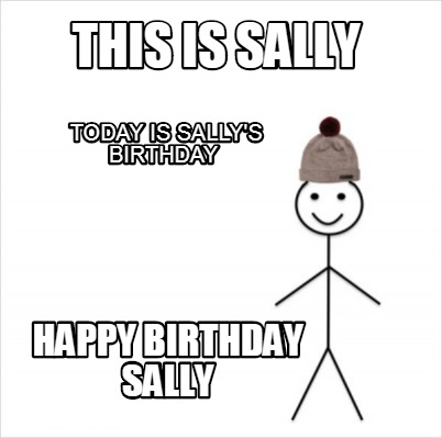 🎂 Happy Birthday Sally Cakes 🍰 Instant Free Download