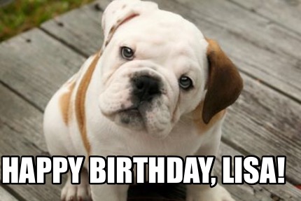 Happy Birthday Lisa Images Funny