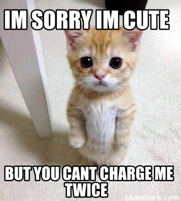 Meme Creator - Funny im sorry im cute but you cant charge me twice Meme ...