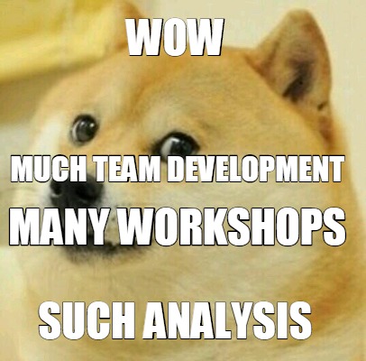 Meme Creator - Funny Wow Such analysis Much team development Many ...