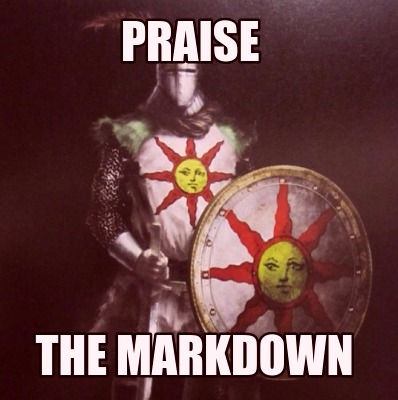 praise-the-markdown