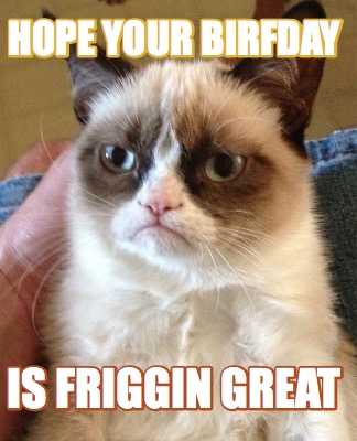 Meme Creator - Funny hope your birfday is friggin great Meme Generator ...