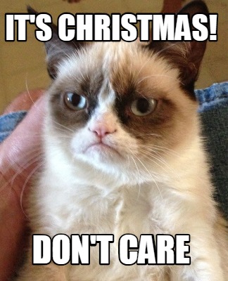 Meme Creator - Funny It's Christmas! Don't Care Meme Generator At 