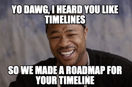 Meme Creator - Funny yo dawg, i heard you like timelines so we made a ...