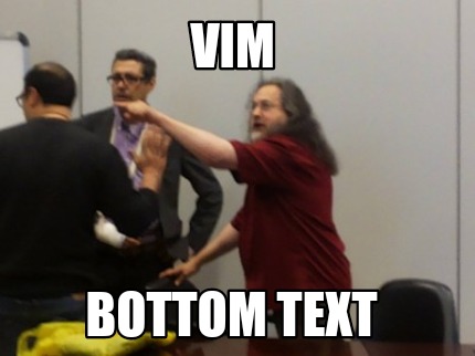 vim-bottom-text