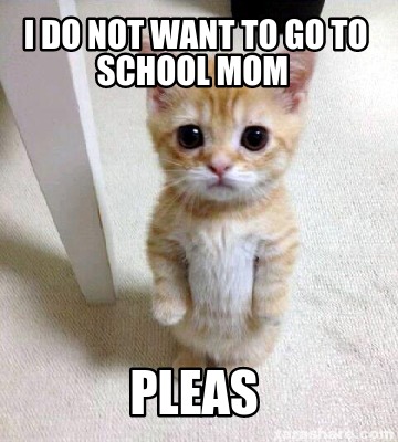 Meme Creator Funny I Do Not Want To Go To School Mom Pleas Meme Generator At Memecreator Org