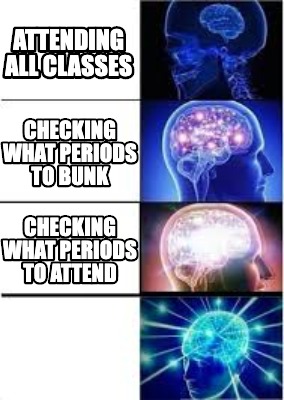 Meme Creator - Funny Attending All Classes Checking what periods to ...