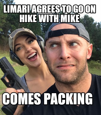limari-agrees-to-go-on-hike-with-mike-comes-packing