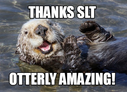 Meme Creator - Funny Thanks slt OTTERLY AMAzing! Meme Generator at ...