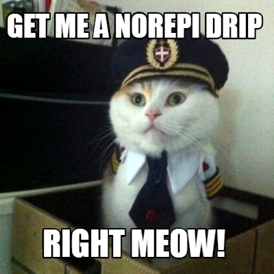 Meme Creator - Funny GET ME A NOREPI DRIP RIGHT meow! Meme Generator at ...