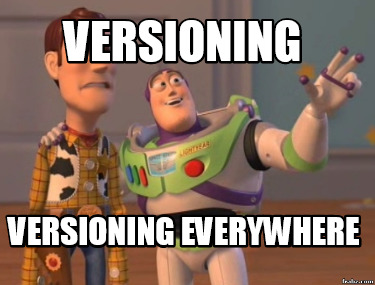 Meme Creator - Funny Versioning Versioning everywhere Meme Generator at ...