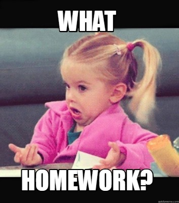 girl homework meme