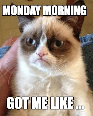 Meme Creator - Funny Monday morning got me like ... Meme Generator at ...