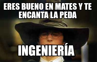 Meme Creator Funny Eres Bueno En Mates Y Te Encanta La Peda Ingenieria Meme Generator At Memecreator Org