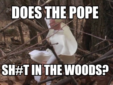 Meme Creator Funny Does The Pope Sh T In The Woods Meme Generator At Memecreator Org